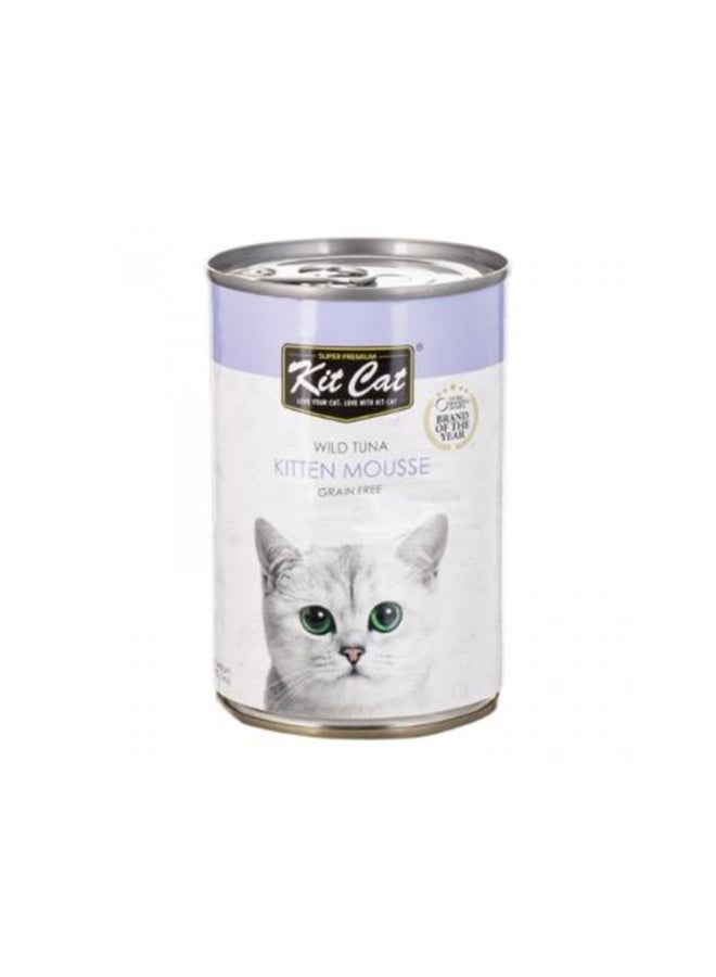 كيت كات طعام كيت كات موس التونة البرية للقطط الصغيرة، طعام رطب فائق الجودة خالي من الحبوب للقطط الصغيرة النامية - Image 1