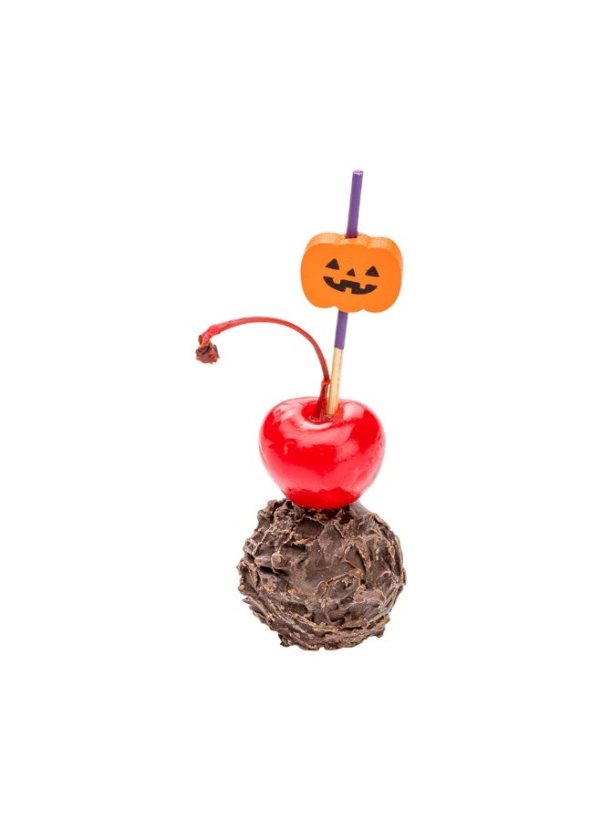 Restaurantware 3.9 x 0.7 Inch Party Toothpicks, 1000 Disposable Cocktail Skewers - Jack-O-Lantern Decoration, Sharp Tips, Orange Bamboo Decorative Cocktail Picks, Durable, Versatile - Image 2