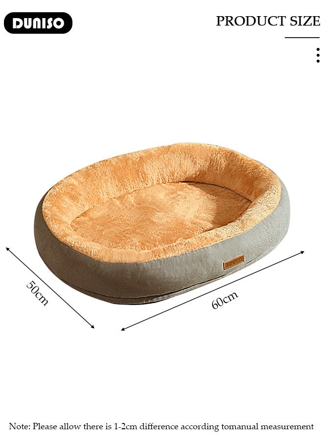 DUNISO Pet Nest Cat Bed Dog Pet Bed Kennel Non-Slip Winter Warm Small Dog Kennel Sleeping Removed Washed Soft Puppy Cushion Cat Suplies Washable Small Pet Bed - Image 5
