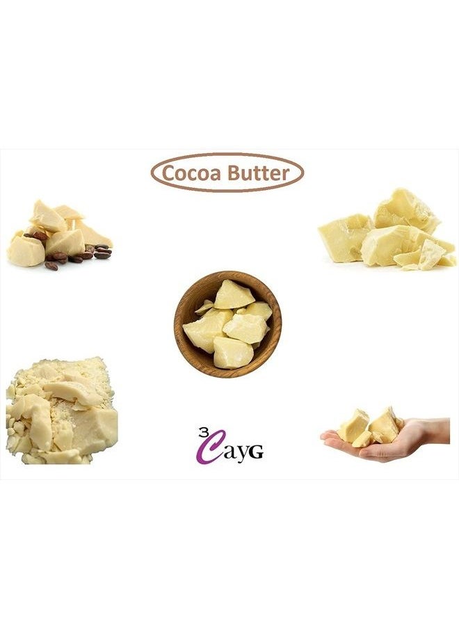 3CayG - Pure and Natural Cocoa Butter from Ghana (5LBS) - Image 1