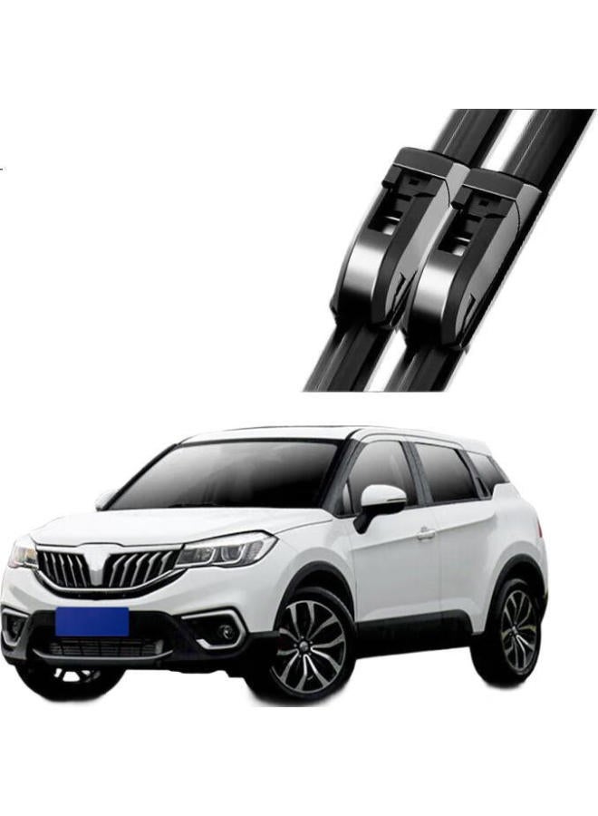 Aolin Boneless Wiper Blades For Brilliance China V3, Original Wiper Blades With A Grade Rubber - Image 1