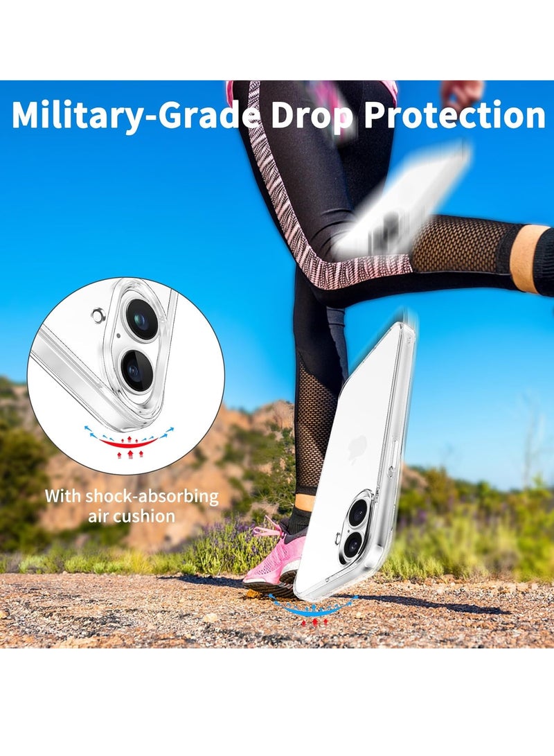 BORTONY iPhone 16 Plus Case Cover 6.7 Inch Scratch Resistant Crystal Clear Soft TPU iPhone 16 Plus Cover Precise Cutouts Slim Fit Protective Case Easy to Install Compatible with Apple iPhone 16 Plus - Image 3