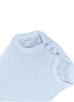 City Rose 6- Pieces Bodysuit barbtoz Perforated Boys Underwear Cotton White  - Image 3