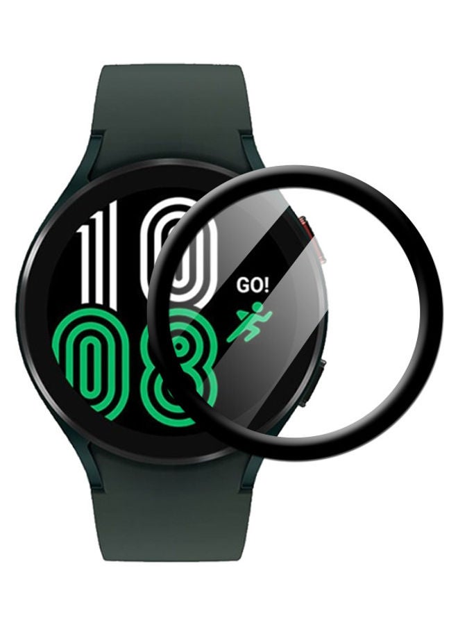 NIBEMINENT 4-Piece of 3D Screen Protector for Samsung Galaxy Watch 4 40mm Black - Image 1