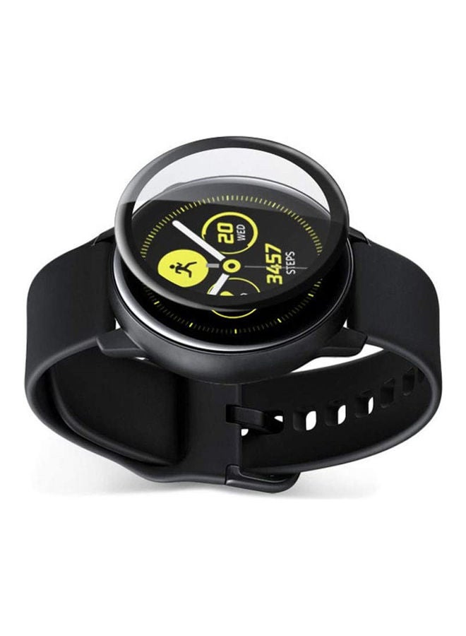 NIBEMINENT 4-Piece of 3D Screen Protector for Samsung Galaxy Watch 4 40mm Black - Image 4