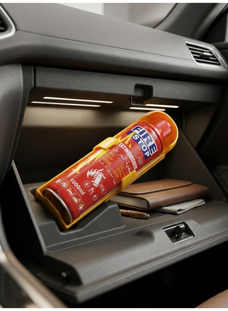 FIRE STOP Car fire extinguisher, 1000ml Fire Stop; Mini fire extinguisher; Car extinguisher; For truck; For kitchen; Car fire extinguishers; Car fire extinguisher for travel, trips, gifts, new gift - Image 2