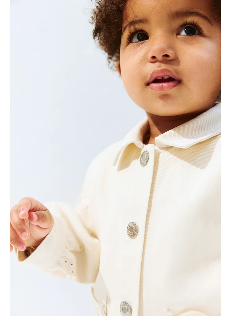 اتش اند ام Broderie Anglaise-Detail Overshirt