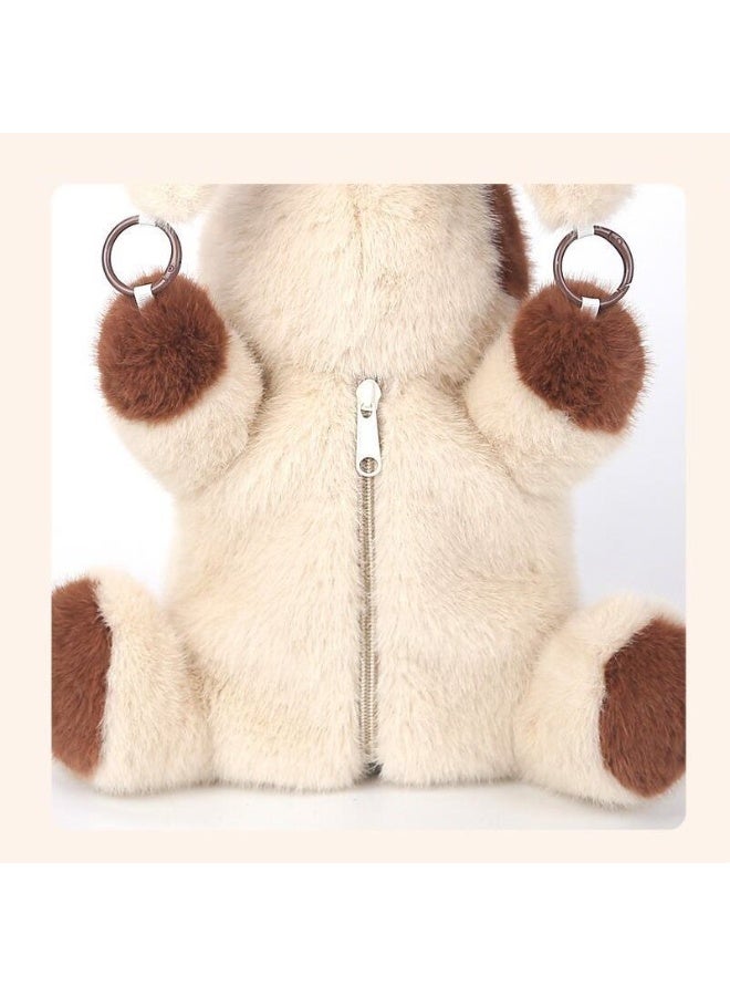 Cute Siamese Cat Plush Car Tissue Box, Hanging Cartoon Car Tissue Holder - Image 3