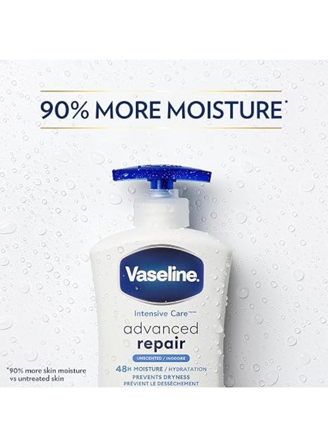Vaseline Intensive Care Advanced Repair Unscented Healing Moisture Lotion, 20.3 oz (Pack of 2) - Image 2