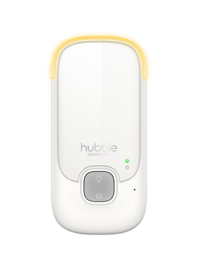 hubble connected استمع إلى جهاز مراقبة الأطفال Glow Audio مع اتصال لاسلكي طويل المدى DECT، وإضاءة ليلية، واتصال داخلي، والتحكم في مستوى الصوت وميكروفون عالي الحساسية  - Image 3