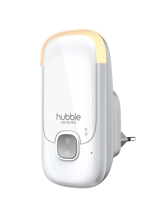 hubble connected Hubble Connected Listen Glow Baby Monitor, Wireless Dect Connectivity With Long Range, Night Light, Volume Control And Highly Sensitive Microphone