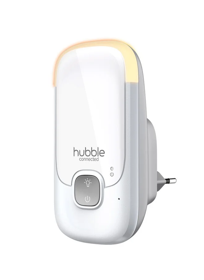 hubble connected Hubble Connected Listen Glow Baby Monitor, Wireless Dect Connectivity With Long Range, Night Light, Volume Control And Highly Sensitive Microphone