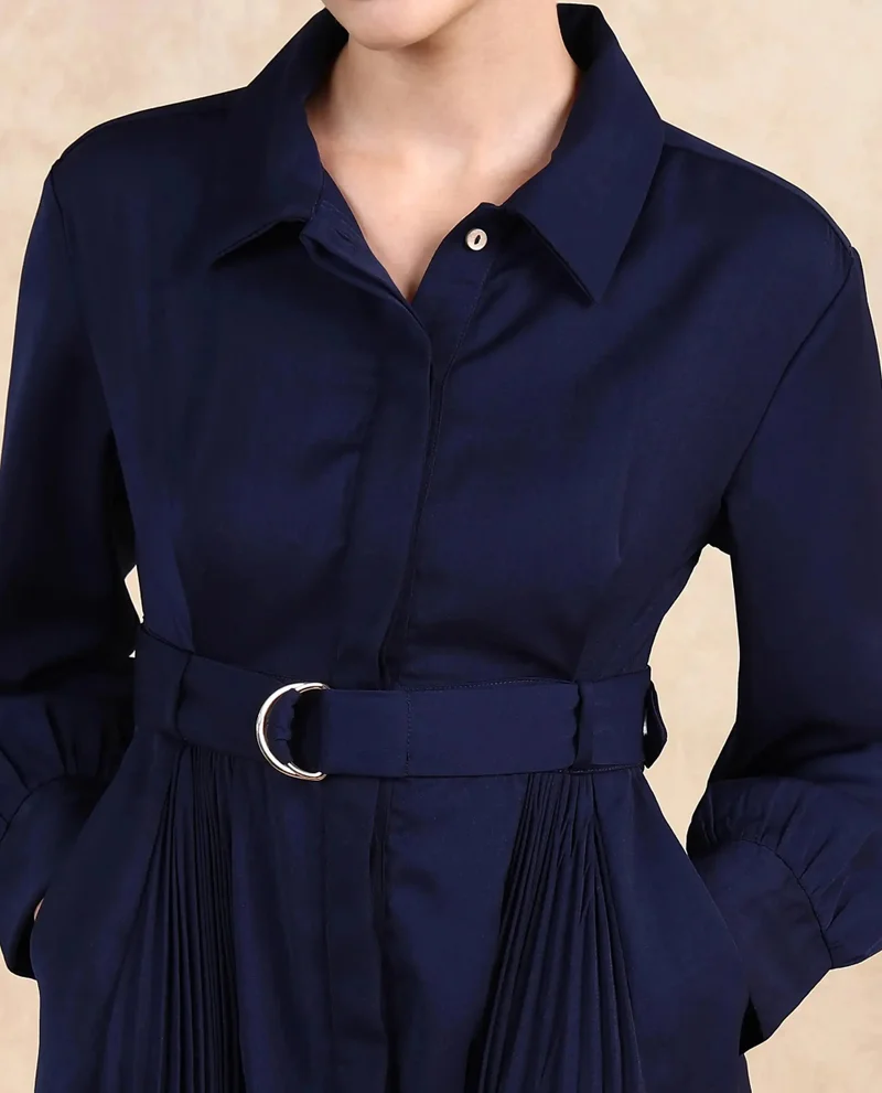ريريزم Women's Formal Dress With Pleated Detail