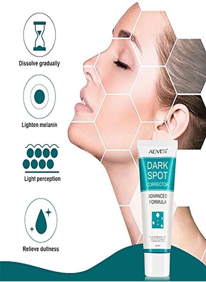 ALIVER - Dark Spot Remover For Face Dark Spot Corrector Cream Fade Out The Skin Black Precipitate Remove Freckle For Face Fade Spots For All Skin Tone Types - Image 1