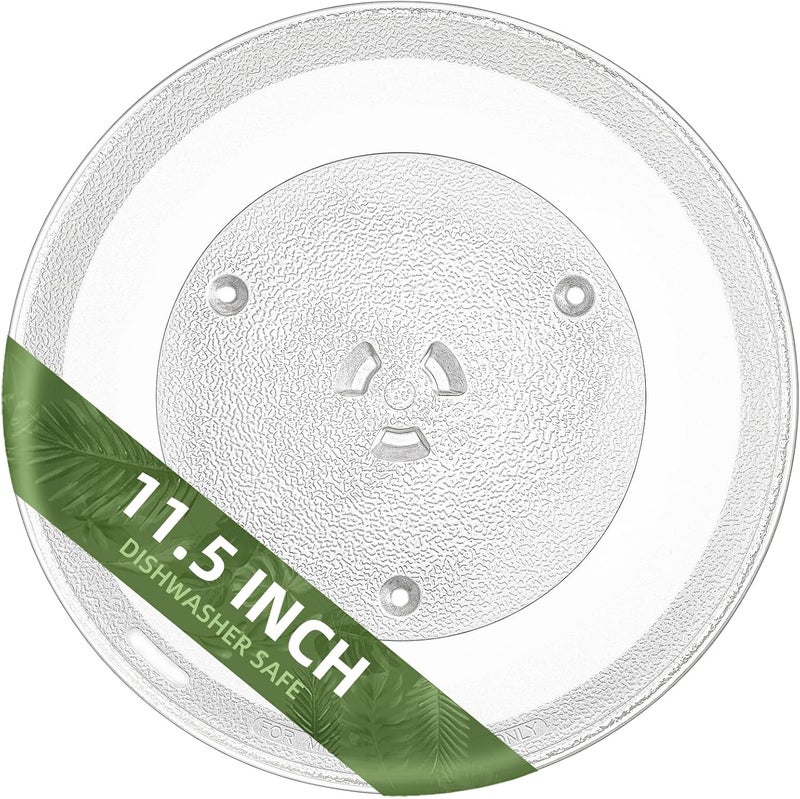 Gemroom 11.5" Microwave Turntable Compatible with Samsung DE63-00624A DE74-20102D, 11 1/2 inch Replacement Microwave Glass Plate for GE WB49X10097 WB49X10224 - Image 1