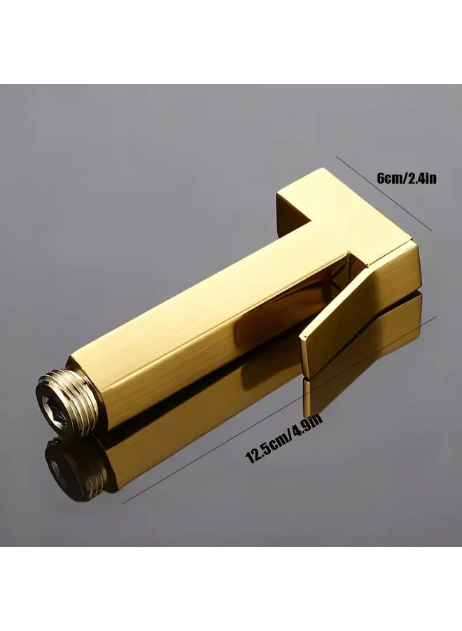 Rona شطاف ذهبي لامع للحمام طقم رشاش يدوي للمرحاض بخاخ نظافة شخصي عالي الجودة