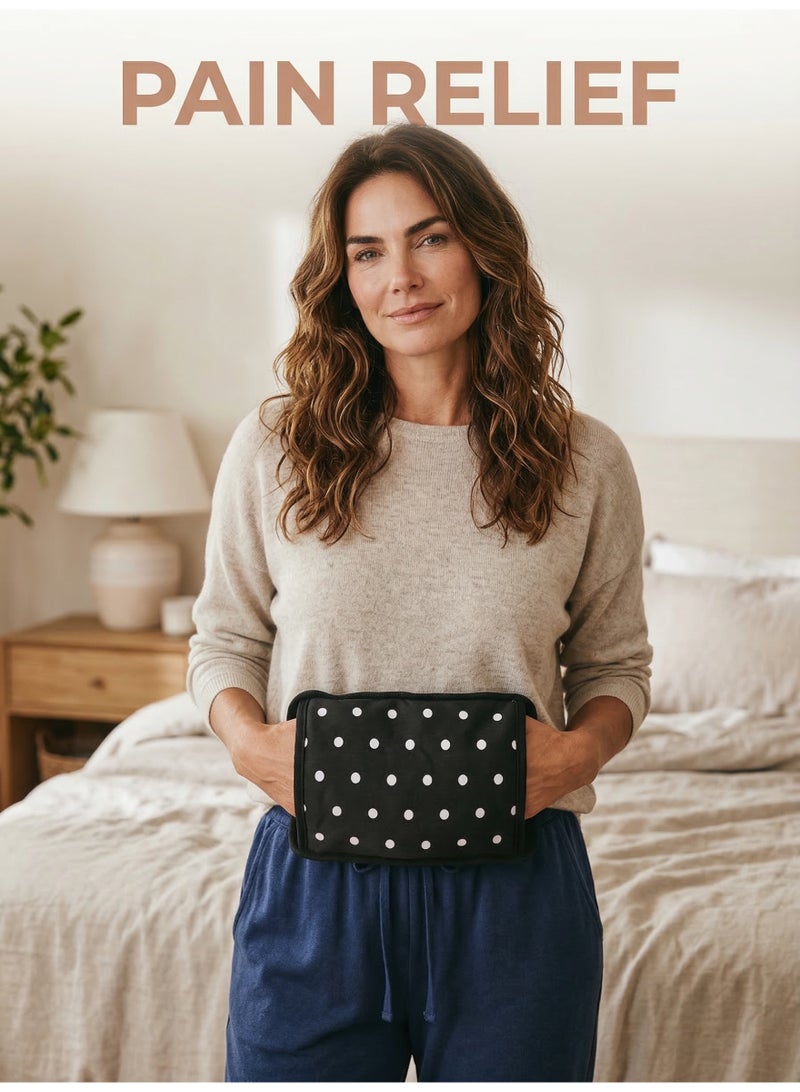 Cloudlyn Rechargeable Hot Water Bag Electric Warm Bottle For Pain Relief Red - Image 4