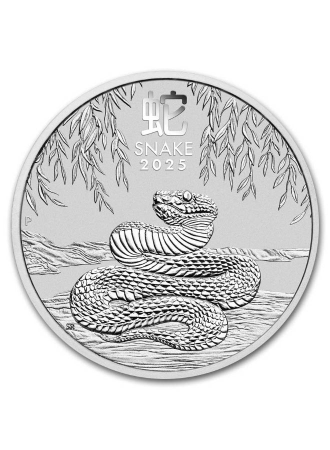 ABConcept Australia Lunar Snake Silver 1 kilo Coin - Image 1