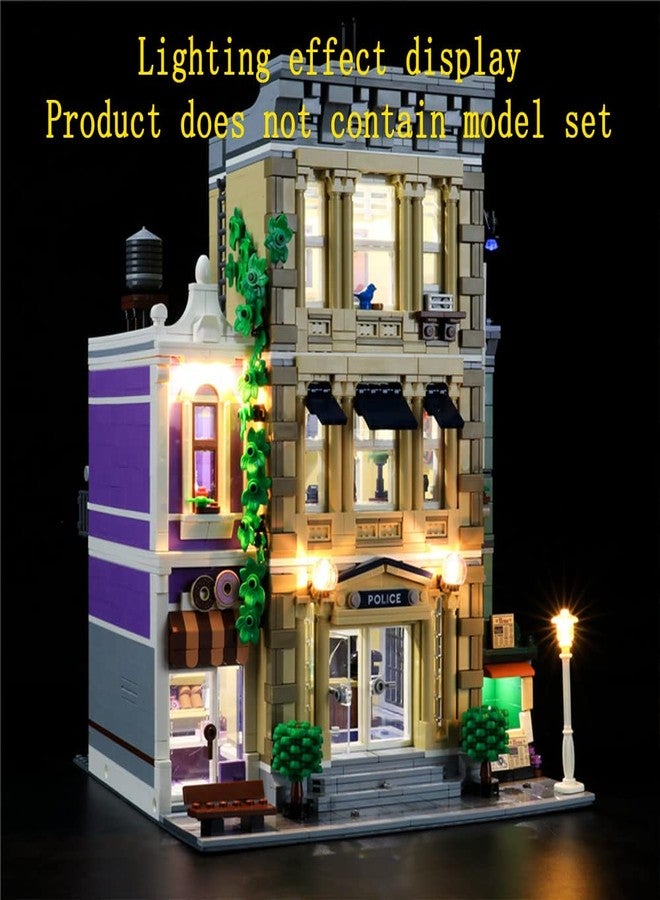 GEAMENT LED Light Kit Compatible with Lego Police Station - Lighting Set for Creator 10278 Building Model (Model Set Not Included) - Image 5