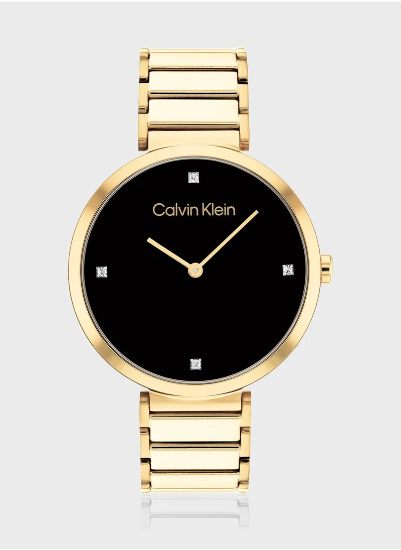 CALVIN KLEIN Minimalistic T Bar Analog Watch