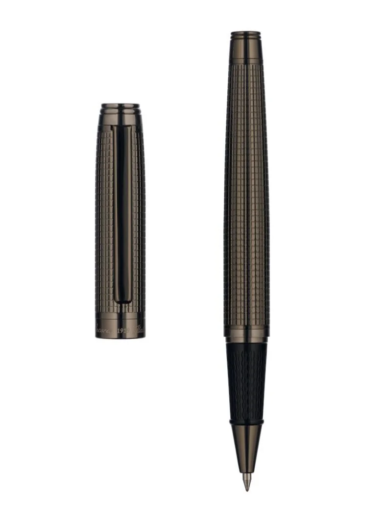 Ancora 1919 Rapide TG Limited 888 Edition Refillable Rollerball Pen - Engraved Luxury Pen with Leather Box - Gift for Men & Women - Blue Ink