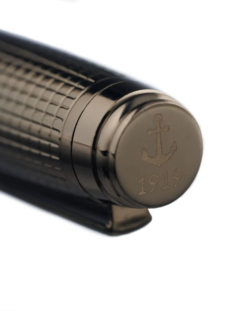 Ancora 1919 Rapide TG Limited 888 Edition Refillable Rollerball Pen - Engraved Luxury Pen with Leather Box - Gift for Men & Women - Blue Ink