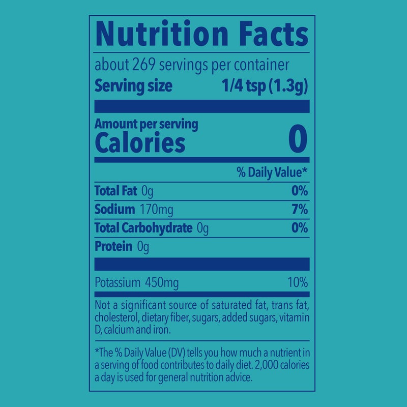 LOSALT - Reduced Sodium Salt | Original (non-iodised) | Great Tasting Salt Alternative/Substitute with 66% less sodium | 12.3oz/350g tub (pack of 1) - Image 3