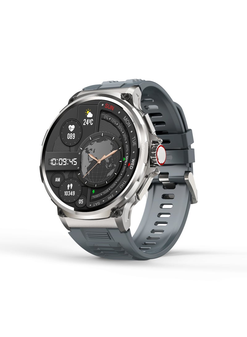 RollsTimi  Men's Smart Bluetooth Sports Watch, All-Day Health Tracking, Sports And Sleep Monitoring, 1.85 Inch Hd Full Touch Screen, Bluetooth Call Answering And Dialing, Long Battery Life, RT V69