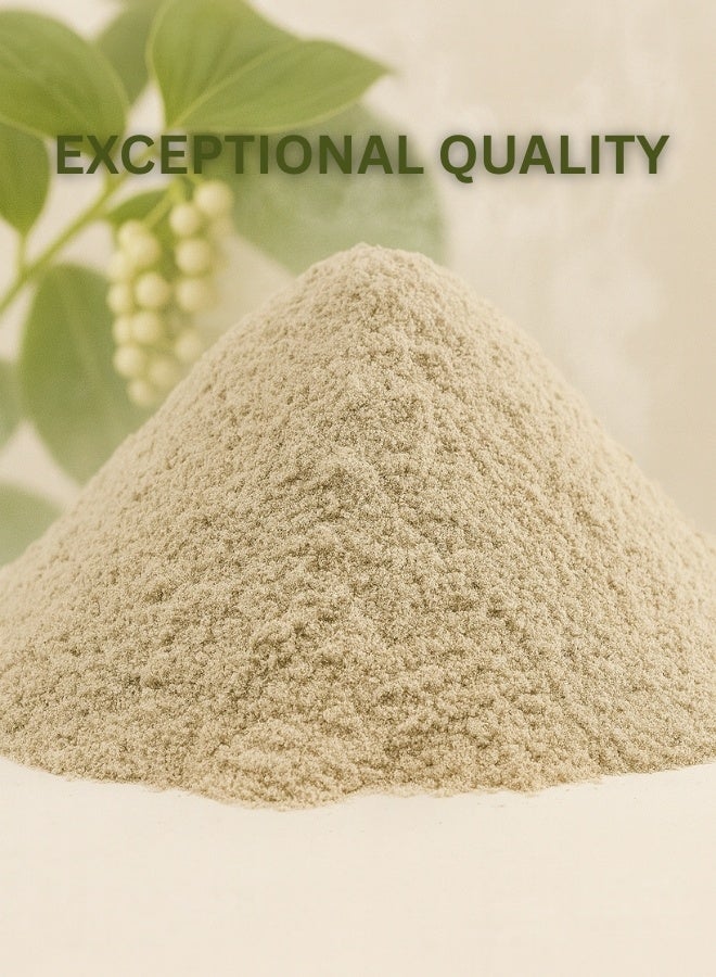 زهر مسحوق فلفل أبيض فاخر - مسحوق أعشاب نباتية نقي ١٠٠٪، مطحونة بالحجر، للاستخدامات العطرية والعشبية | مسحوق نباتي طبيعي عالي الجودة - Image 3