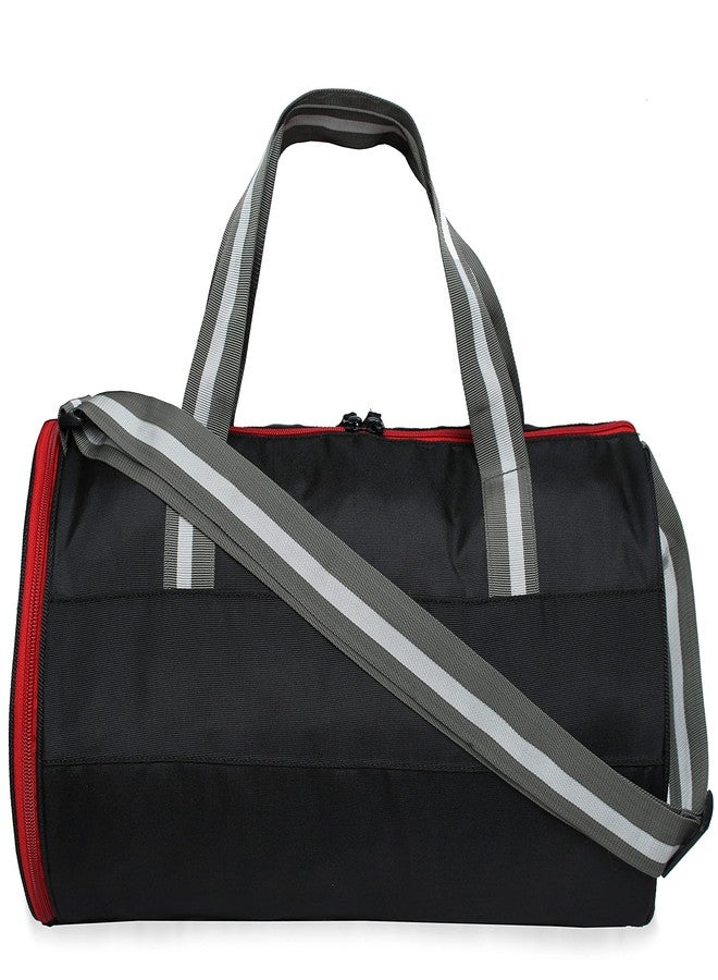 Sfane Sports Red & Black Gym Bag/Duffle Bag/Sports Bag/Shoulder Bag/Sports Bags/Gym Bags for Men & Women with Shoe Compartment (Red) - Image 4