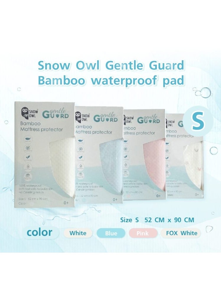 بومة الثلج وسادة واقية من الخيزران مقاومة للماء من Snow Owl (مقاسات S/M/L) - وردي، مقاس S - Image 2