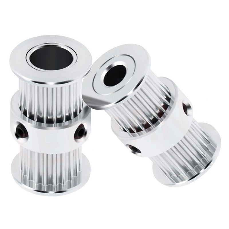 10 pcs Aluminum Alloy 2GT 20 Teeth 5mm Bore Timing Belt Idler Pulley Drive Gear for 3D Printer ( ) - Image 5
