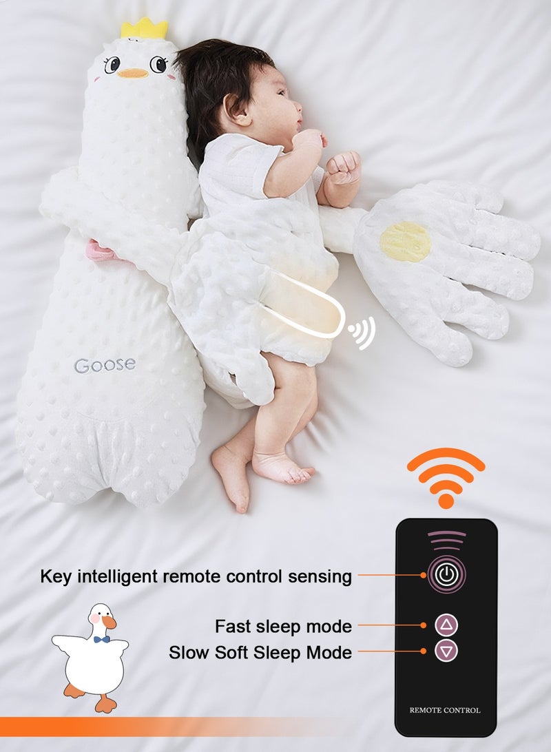 أوربازار صفعة الطفل للنوم، رفيقة مساعدة على النوم لمنع فزع الطفل، لعبة تربيت مهدئة للنوم مع وسادة راحة يد مهدئة، محاكاة قابلة للتعديل بثلاث مستويات لصفعة راحة يد الأم التلقائية - Image 2