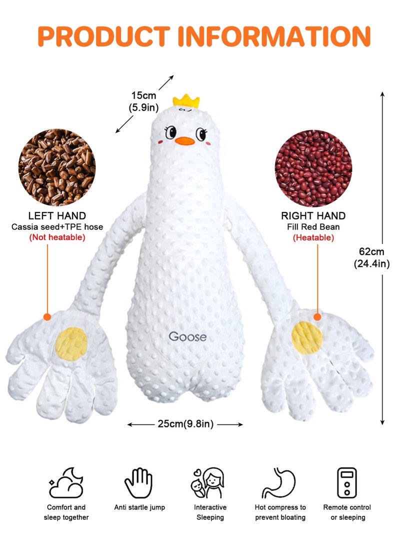 أوربازار صفعة الطفل للنوم، رفيقة مساعدة على النوم لمنع فزع الطفل، لعبة تربيت مهدئة للنوم مع وسادة راحة يد مهدئة، محاكاة قابلة للتعديل بثلاث مستويات لصفعة راحة يد الأم التلقائية - Image 5