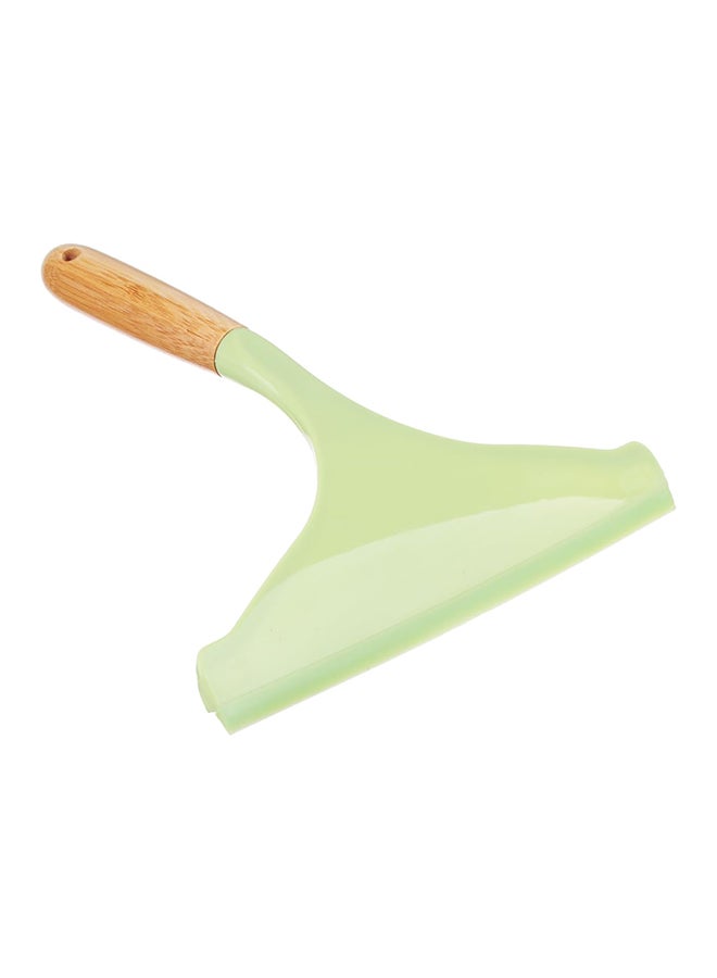 Home Pro مجفف نوافذ من الخيزران من هوم برو تصميم خشبي سطوح خالية من الخطوط بلاستيك مرن لتنظيف سهل تخزين معلق سهل - Image 1