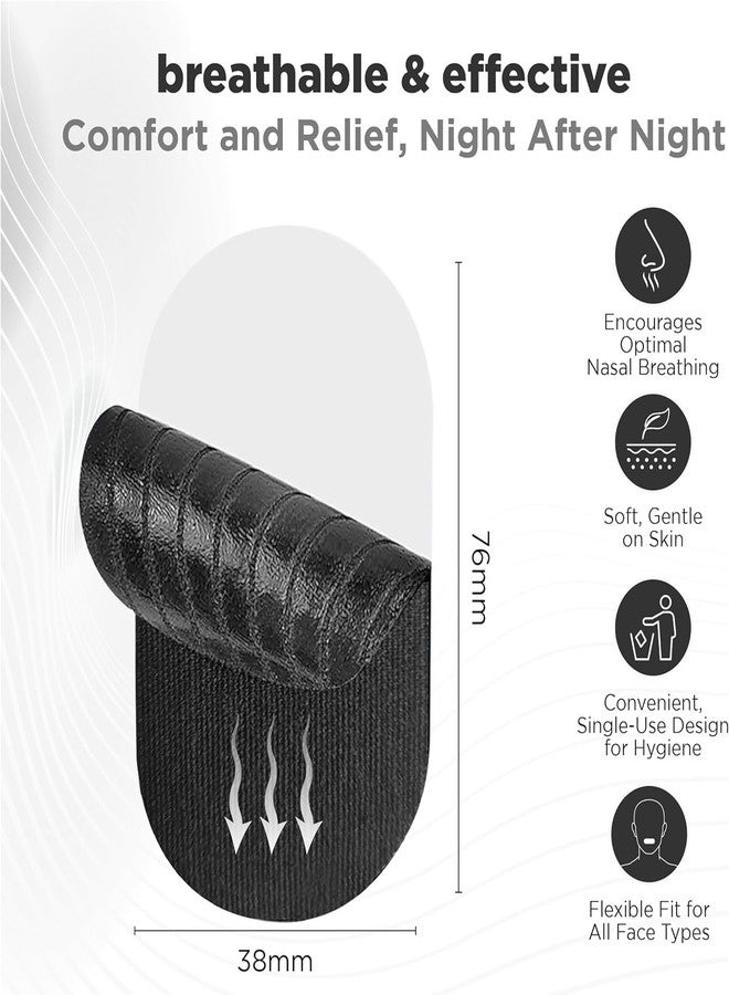 F4FIVE 30 Pcs Mouth Tape for Sleeping - Anti-Snoring Mouth Strips, Sleep Tape for Mouth Closure, Breathable Hypoallergenic Sleep Strips to Stop Snoring & Encourage Nasal Breathing - Image 2