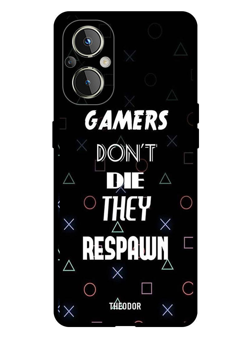 Theodor Protective Case Anti Scratch Shock Proof Bumper Cover For Oppo Reno 8 Z  Gamers Dont Die - Image 1