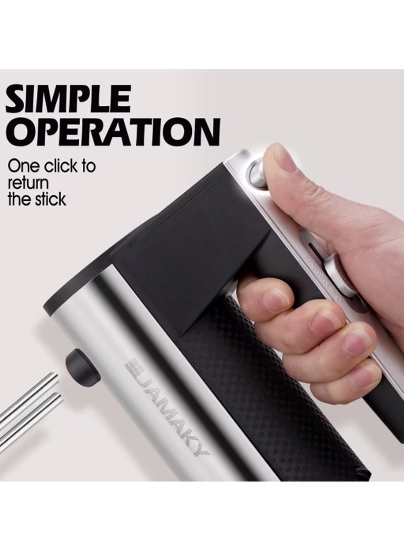 JAMAKY Italy Electric Egg Beater, with Italian technology Stainless Steel, 5 Speeds, 350 Watt, JMK6005, Italian - Image 2