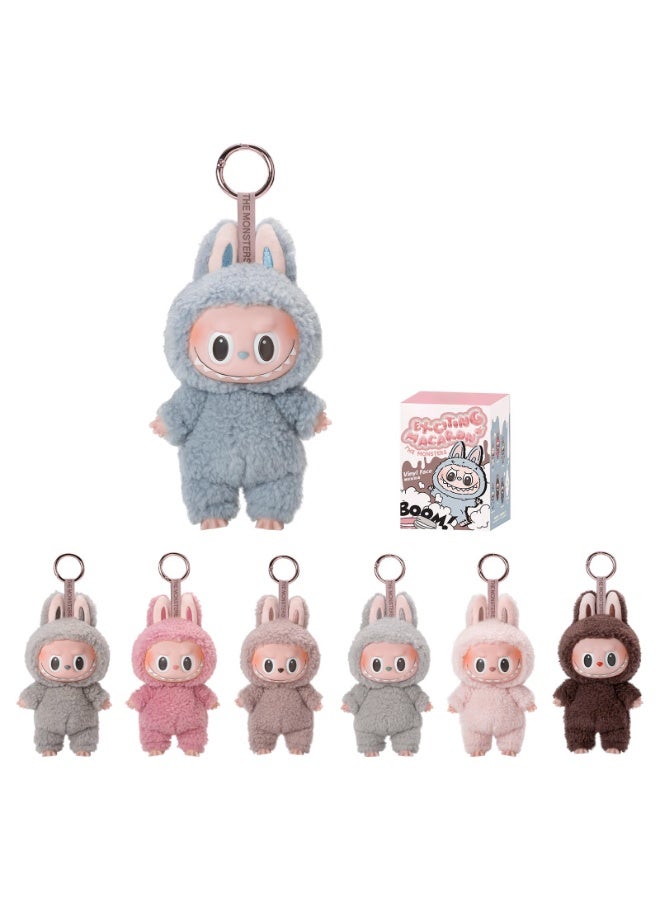 صندوق لابوبو بوب مارت المغطى بالفينيل مع قلادة من القطيفة، شخصيات صندوق مغطى بتصميم عشوائي - Image 1