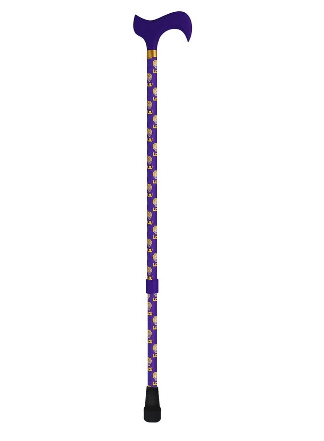 WC WalkingCanes.com LSU Tigers Walking Cane, Official NCAA Licensed, Adjustable Height, Ergonomic Grip - Image 4