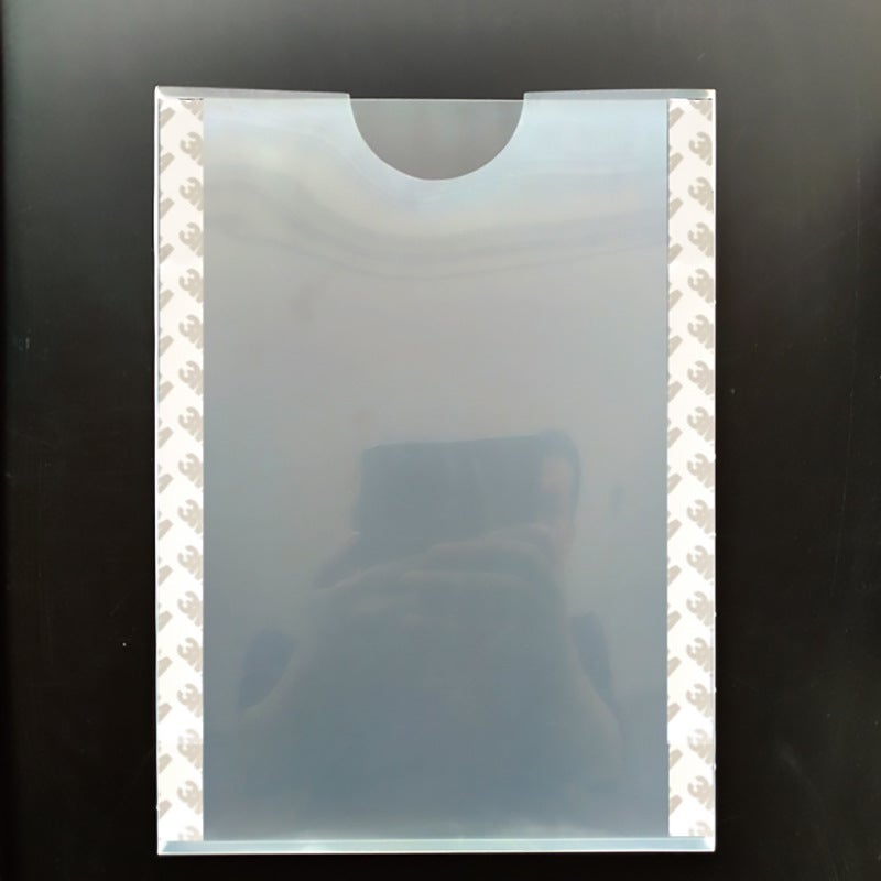B5 Adhesive File Box Document Transparent Plastic Box Information Sticker Box Adhesive Hanging File Box File Box - Image 3