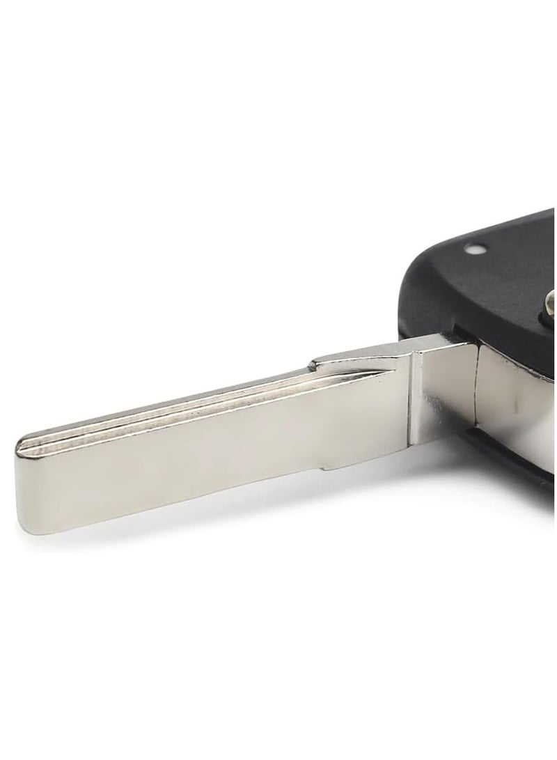 Rubik 3 Buttons Flip Folding Remote Car Key Shell Case with Uncut Blade for Volkswagen VW Tiguan Golf Sagitar Polo PASSAT B5 B6 GTI Jetta Hella Beetle CC EOS Phaeton Touareg  - Image 3