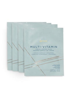 Karuna Skin Multivitamin Face Masks Skincare Musthave Creamcoated Vitaminrich Collagen Mask Facial Masks Face Mask Set 4 Sheets Per Pack  - Image 1