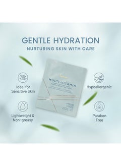 Karuna Skin Multivitamin Face Masks Skincare Musthave Creamcoated Vitaminrich Collagen Mask Facial Masks Face Mask Set 4 Sheets Per Pack  - Image 4