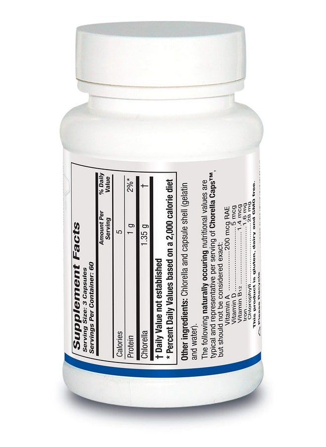 BIOTICS Research Chlorella Capsules Chlorella Supplements For Digestion Detox And Immune Support 180 Capsules  - Image 3