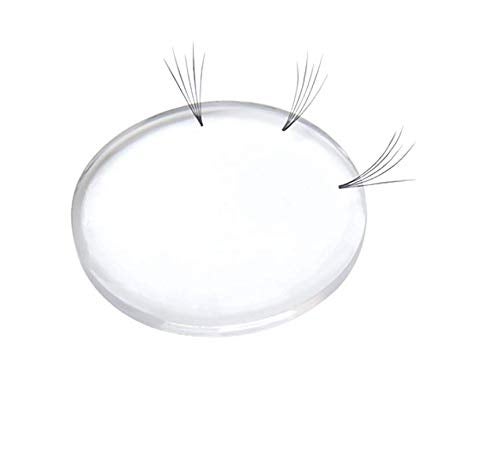 LASSUM 2 Pieces Grafted False Eyelash Silicone Pad Quick Blossom Pad for Eyelash Extensions Eyelash Makeup Tool Diameter 3cm