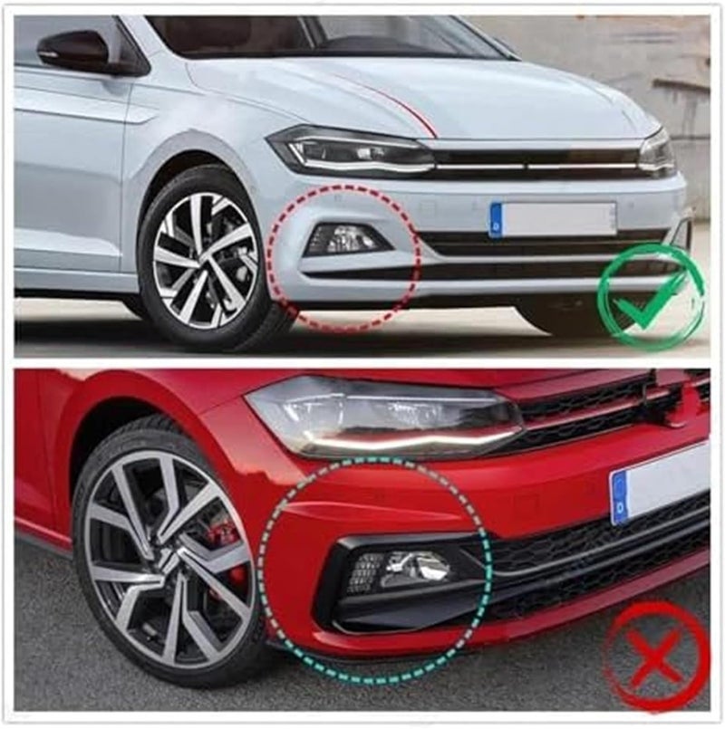 DEMULAX Front Bumper Splitter for VW Polo MK6 Virtus - Image 5