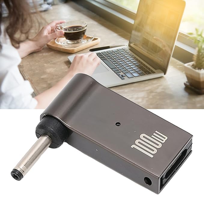 Tobo 100W Female Type-C to Laptop Charging Adapter Converter Compatible with Lenovo IdeaPad Yoga Laptop Series, Chromebook, Liteon, Flex, Notebooks (4.0X 1.7MM Adapter) - Image 5