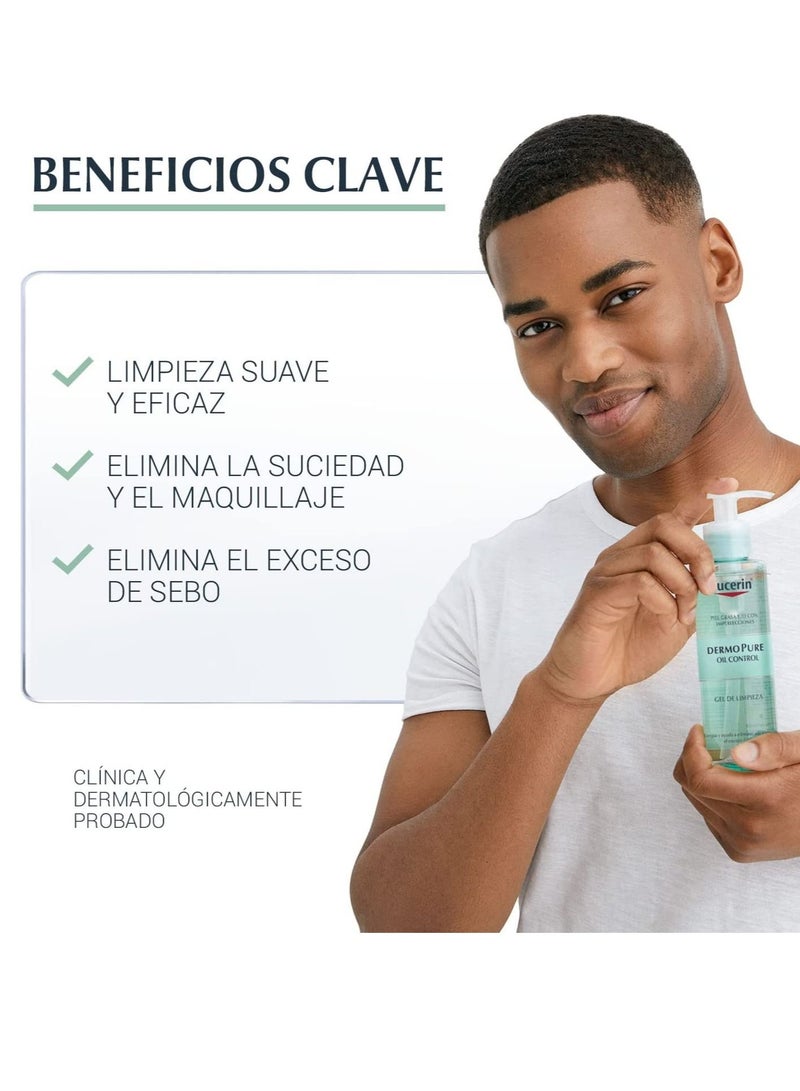 Eucerin dermopure oil control gel limpiador facial - Image 2
