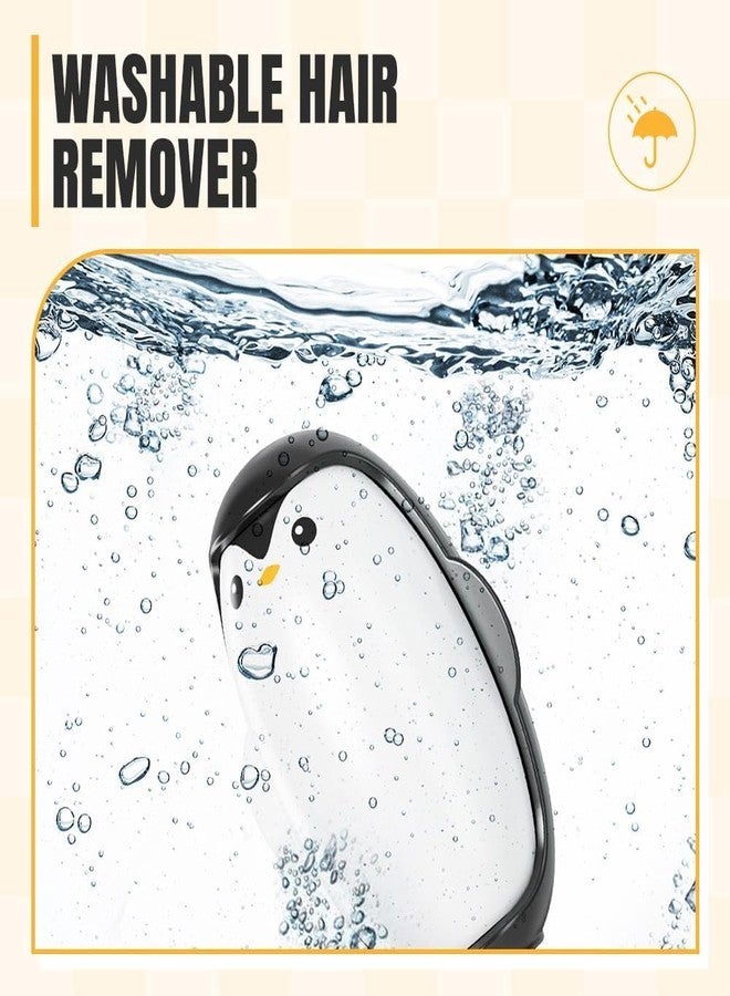 JICOOT Penguin Shape Reusable Lint Roller Ball, Mini Travel Size Lint Roller, On The Go Lint Roller Ball, Small Portable Lint Ball Remover for Clothes and Pet Hair, Extra Sticky & Washable Gel - Image 5